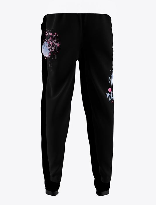 Yugure Classic Sakura Moon™ Sweatpants Black
