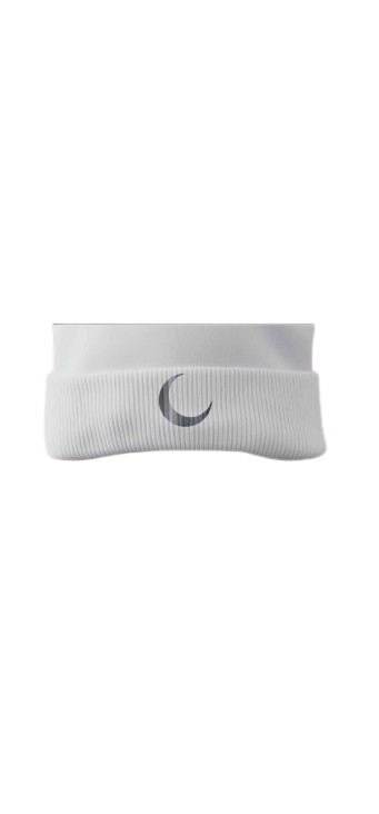 Standard White Yugure Crescent Moon™ Beanie
