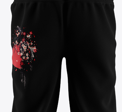 Yugure Sakura Blood Moon™ Sweatpants Black